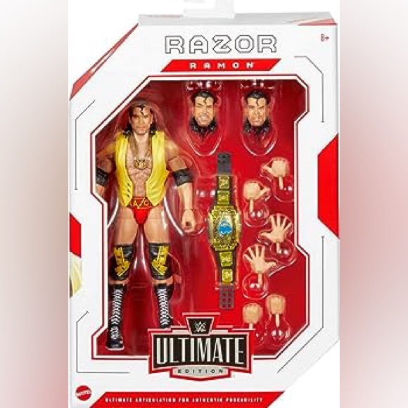 WWE Ultimate Edition Razor Ramon Action Figure - Picture 7 of 9